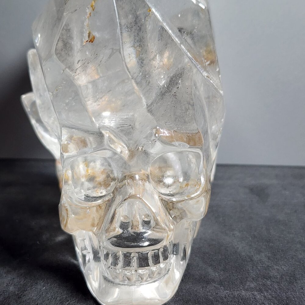 Clear Quartz Crystal Skull